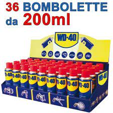 WD - 40 Lubrificante Sbloccante Spray 36 BOMBOLETTE da 200ml WD40